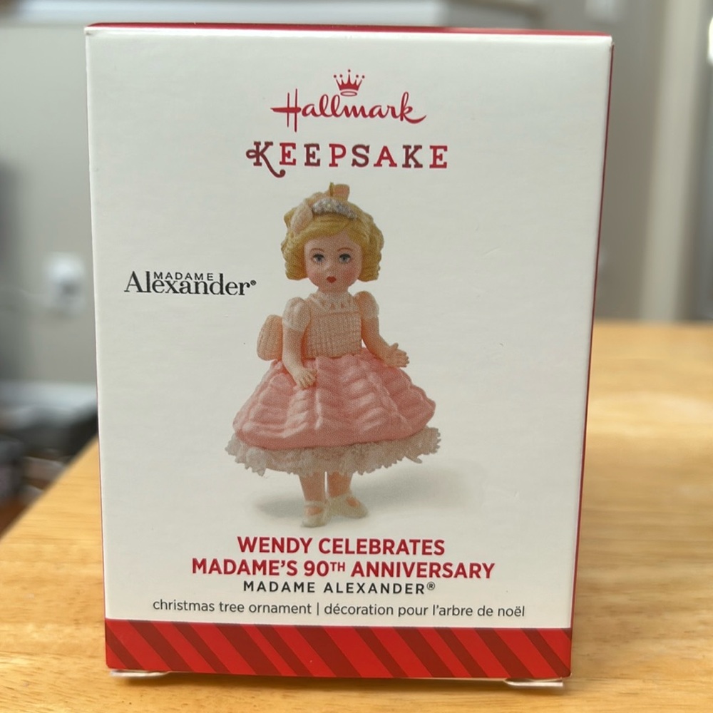Hallmark Wendy Celebrates Madame Alexander 90th anniversary ornament